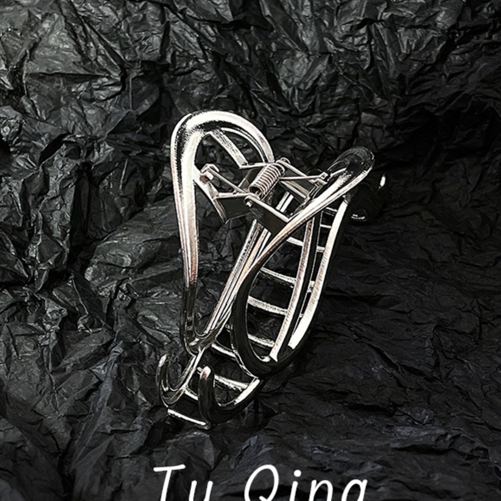 Kẹp tóc rỗng hình cá mập thiết kế đơn giản khí chất 199046