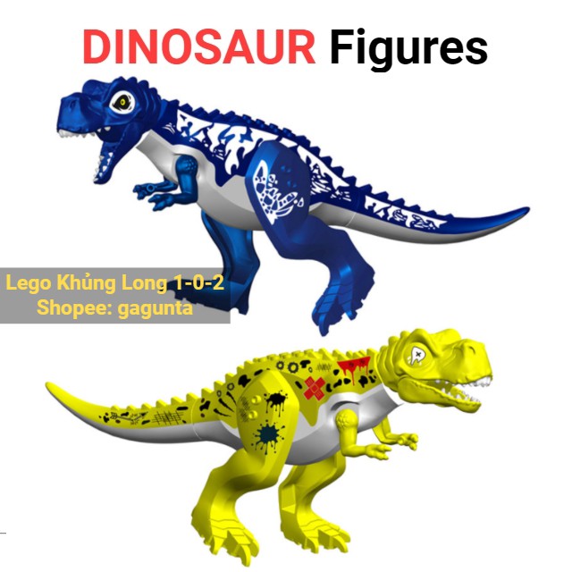 Đồ Chơi Khủng Long Bạo Chúa T-rex Mẫu Mới 2021 Vàng Dài 28cm x Cao 12cm Hãng Lele