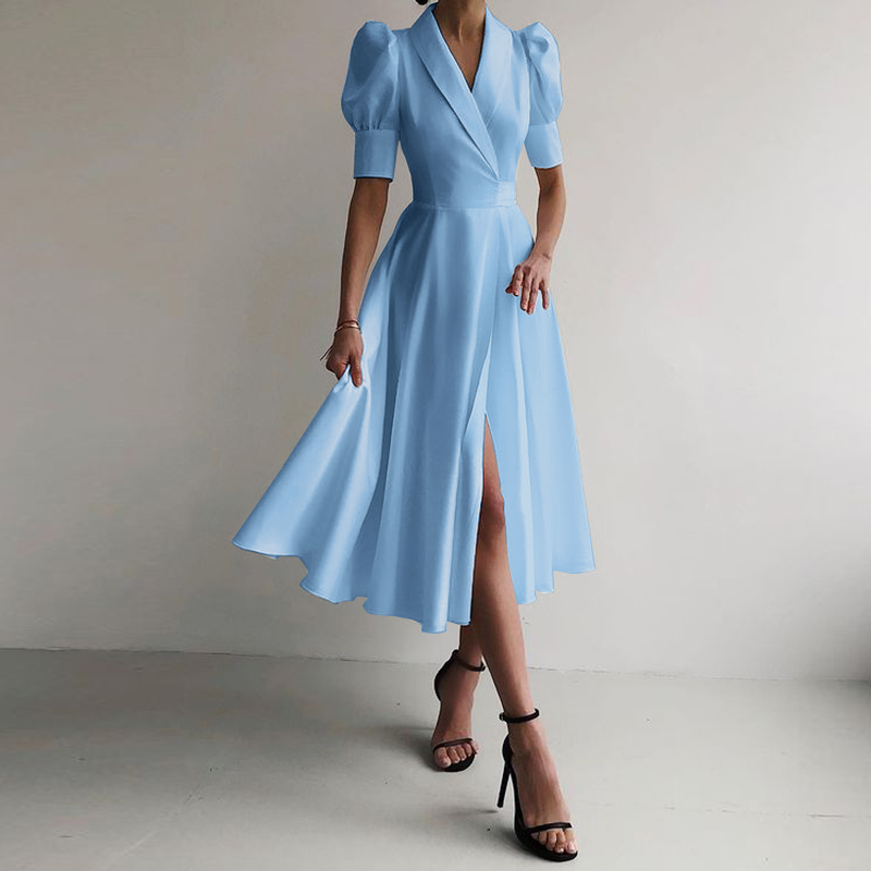 Đầm Celmia Cho Nữ Tay Ngắn Cổ Chữ V Thời Trang Quyến Rũ | BigBuy360 - bigbuy360.vn