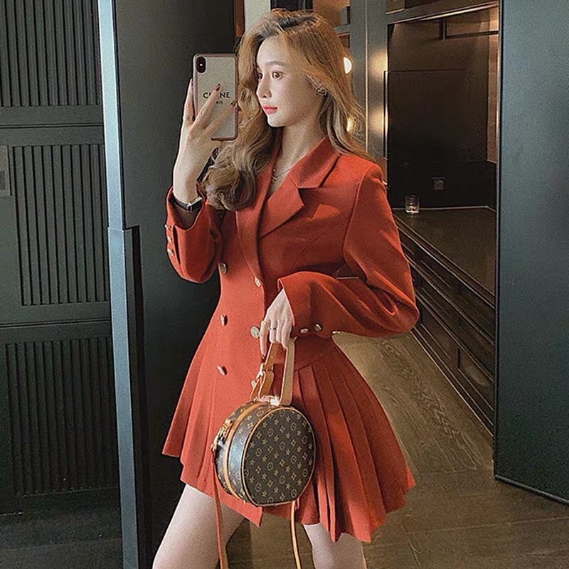 Váy vest dập ly [ SIÊU SALE 50%] tôn dáng