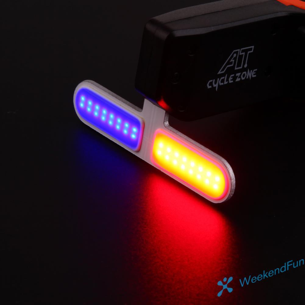 Đèn Led Đuôi Xe Đạp Cảnh Sát / Cảnh Sát Có Thể Sạc Lại Bằng Cổng Usb