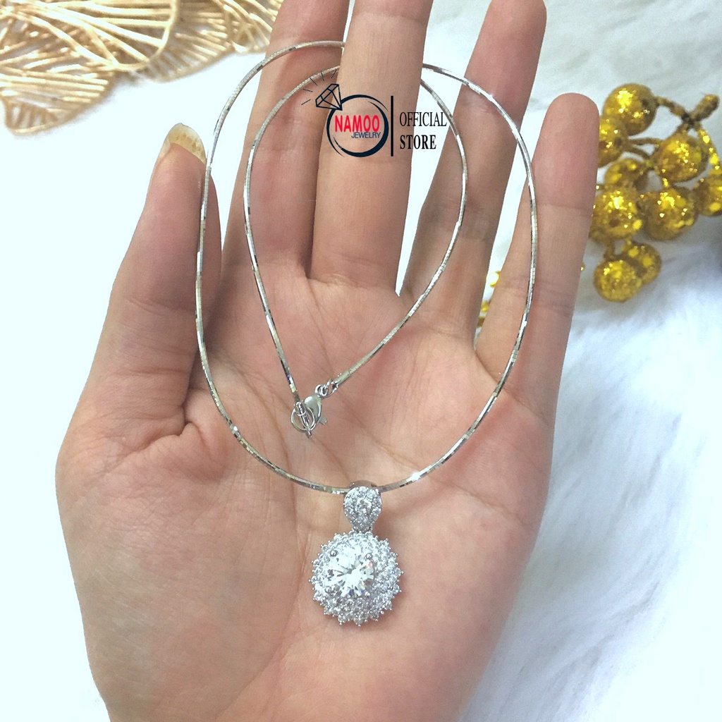 Kiềng Bạc Nữ Bản Mềm Bền Màu V839 Namoo Jewelry