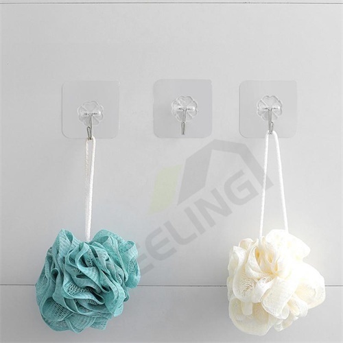 🔥 5 Cái Móc Treo Tường Tự Dính Trong Suốt Mạnh Mẽ, Cốc Hút Móc Treo Tường Móc Treo, Móc Treo Phòng Tắm Nhà Bếp Móc Liền Mạch