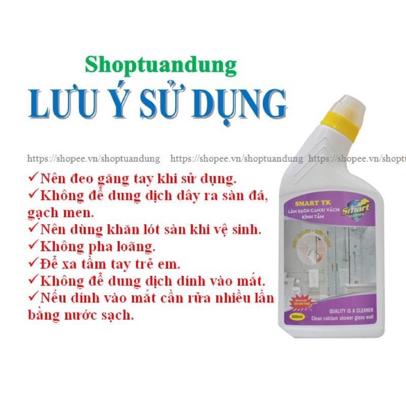 SMART TK - Chuyên gia làm sạch cặn canxi trên vách kính, Tẩy kính siêu sạch