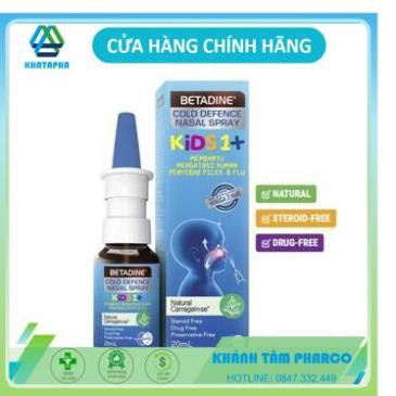 BETADINE Cold Defence Nasal Spray 20ml - Dung dịch xịt mũi ngừa cảm cúm | BigBuy360 - bigbuy360.vn
