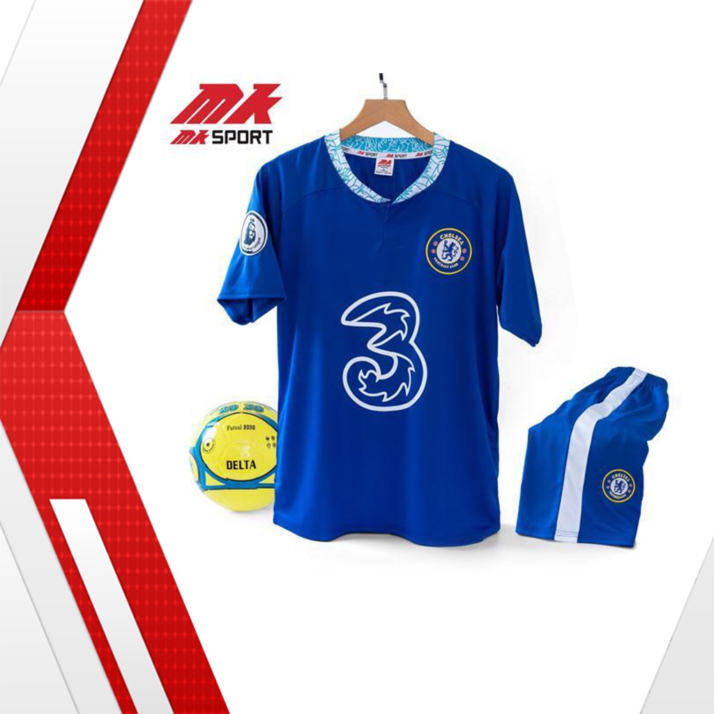 Quần áo đá banh, đá bóng CLB Chelsea sân nhà, sân khách 2022 , vải thun lạnh siêu mát ®️