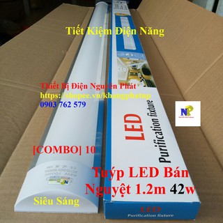 [COMBO] 10 Tuýp LED Bán Nguyệt 1.2m 40w Siêu Sáng Tiết Kiệm Điện Năng