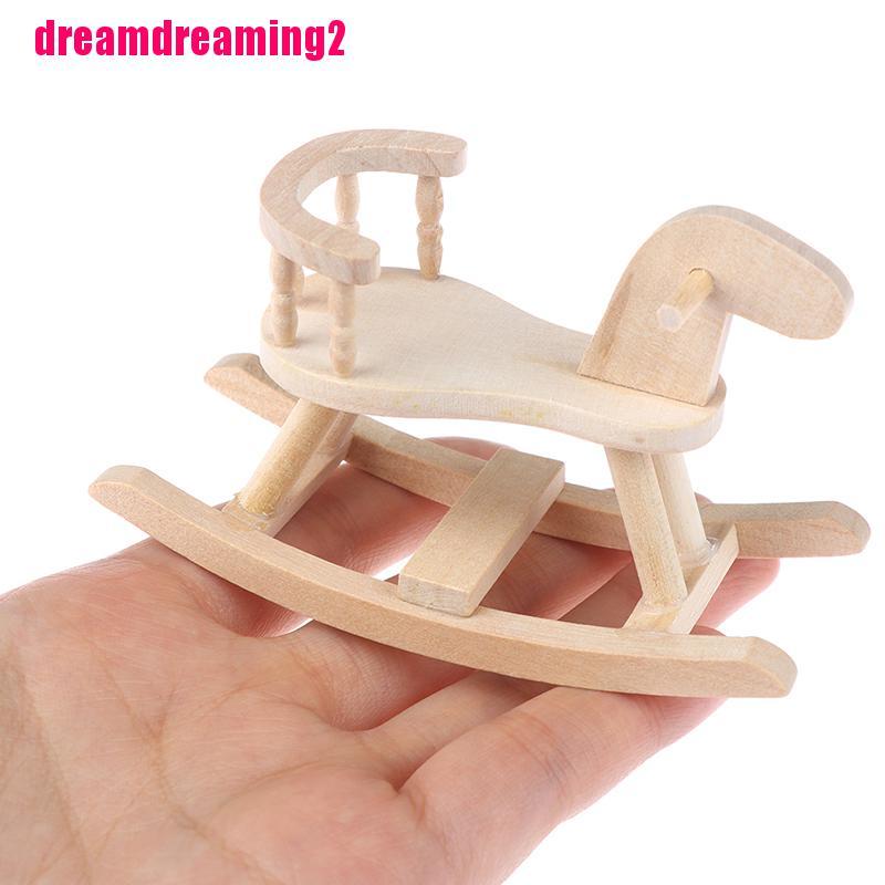 Ghế Gỗ Tỉ Lệ 1 / 12 Trang Trí Nhà Búp Bê