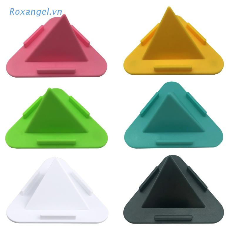 Giá Đỡ Điện Thoại / Máy Tính Bảng Bằng Silicon Hình Kim Tự Tháp Chống Trượt Tiện Dụng Cho Xe Hơi