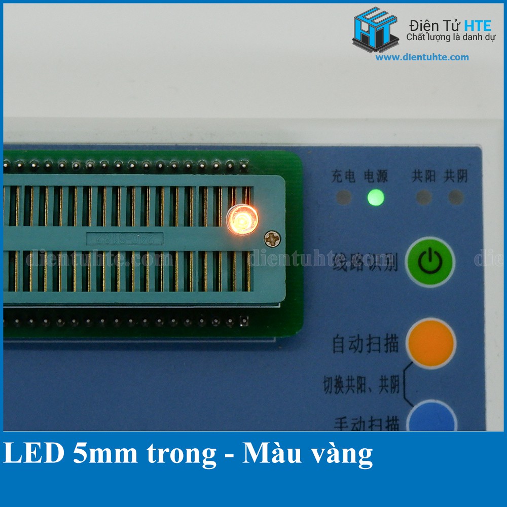 Gói 10 bóng LED đơn 5mm trong các màu [HTE Quy Nhơn CN2]