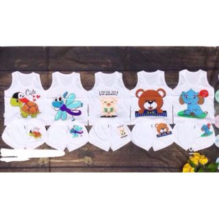 Combo 5 bộ cho bé trai / bé gái cotton ba lỗ quần đùi