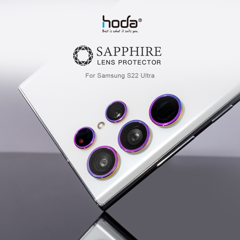 Miếng dán bảo vệ camera HODA Sapphire cho Samsung Galaxy S22 Ultra