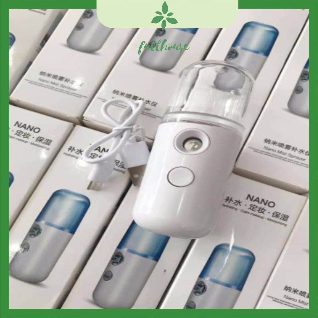 Máy Phun Sương Nano Mini Cầm Tay Tạo Cảm Giác Dịu Nhẹ, Mát Mẻ Cung Cấp Độ Ẩm Cho Da Giữa Mùa Hè Nắng Nóng | BigBuy360 - bigbuy360.vn