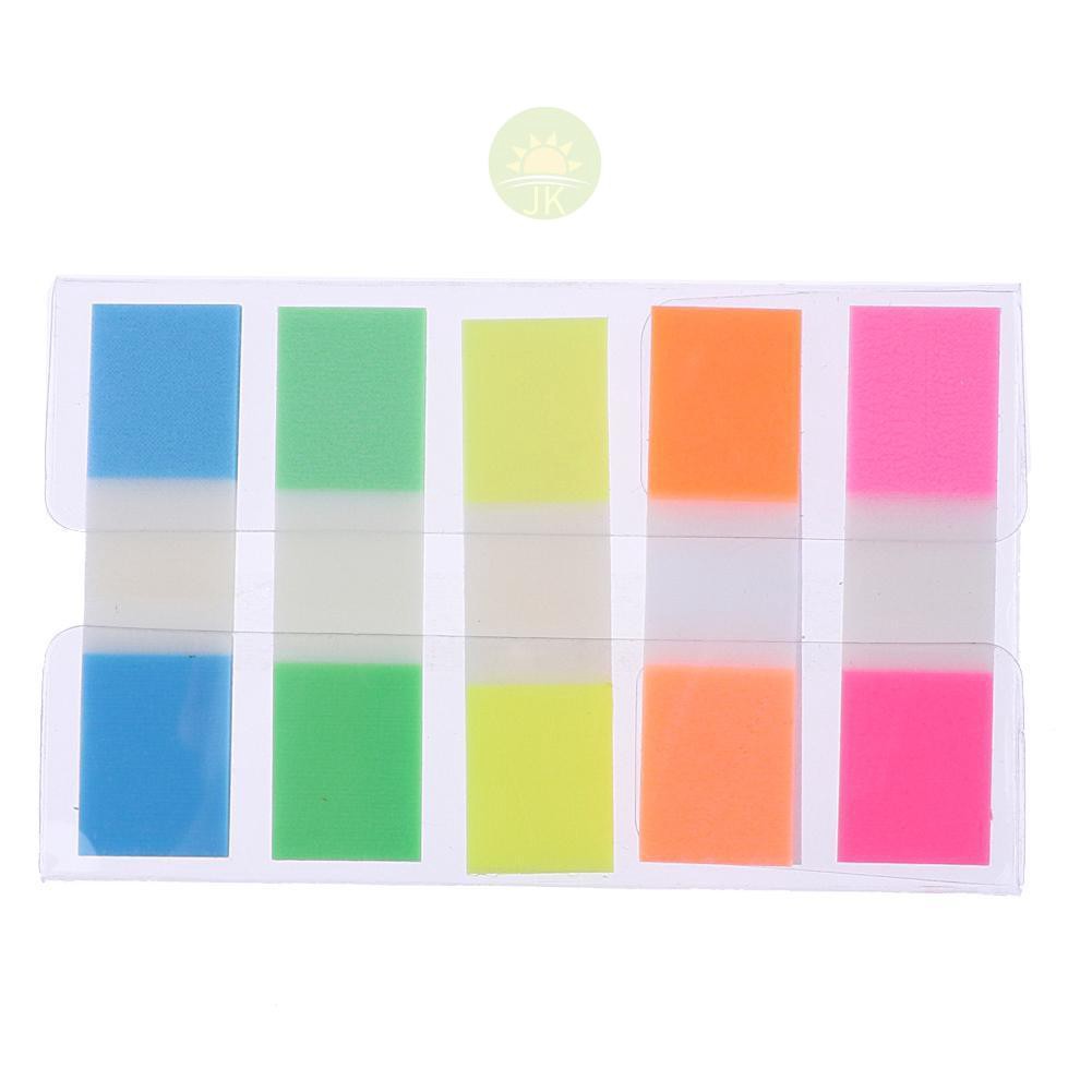 Set 100 giấy dán ghi chú/làm dấu sách tiện dụng cho văn phòng