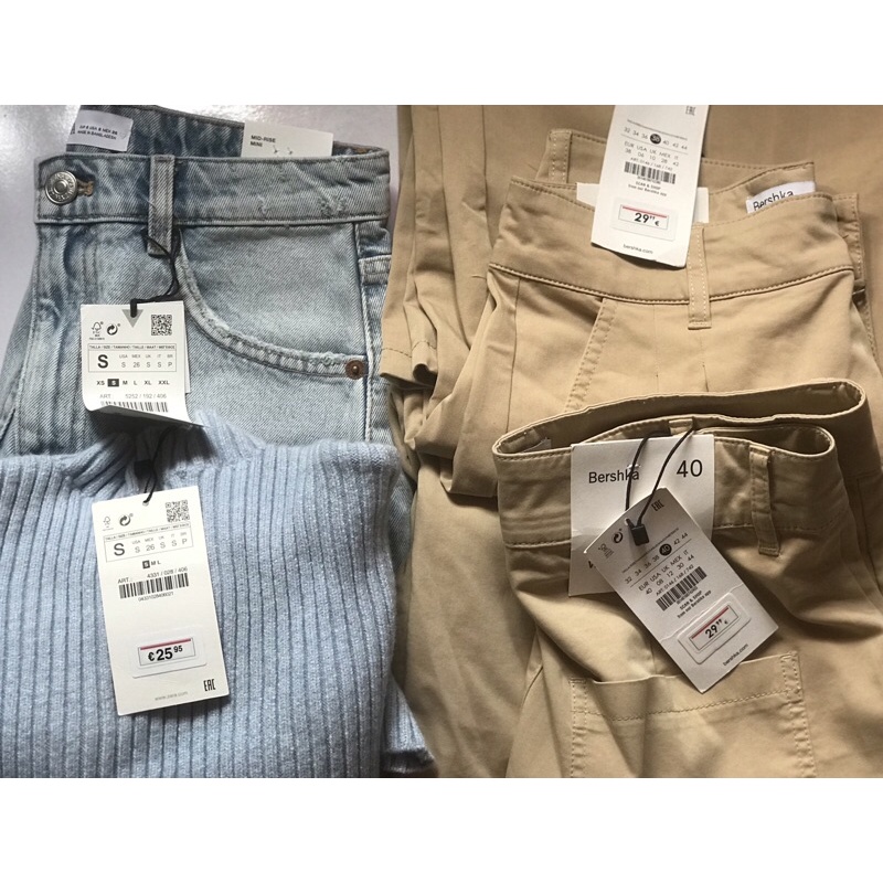 NEW TAG chân váy Jean zara size S - CHUẨN AUTH