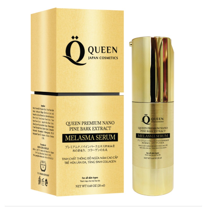 Kem nám, Serum nám cao cấp Nhật Bản - Bộ đôi giảm nám Queen Japan Melasma Cream - Serum tinh chất thông đỏ | BigBuy360 - bigbuy360.vn