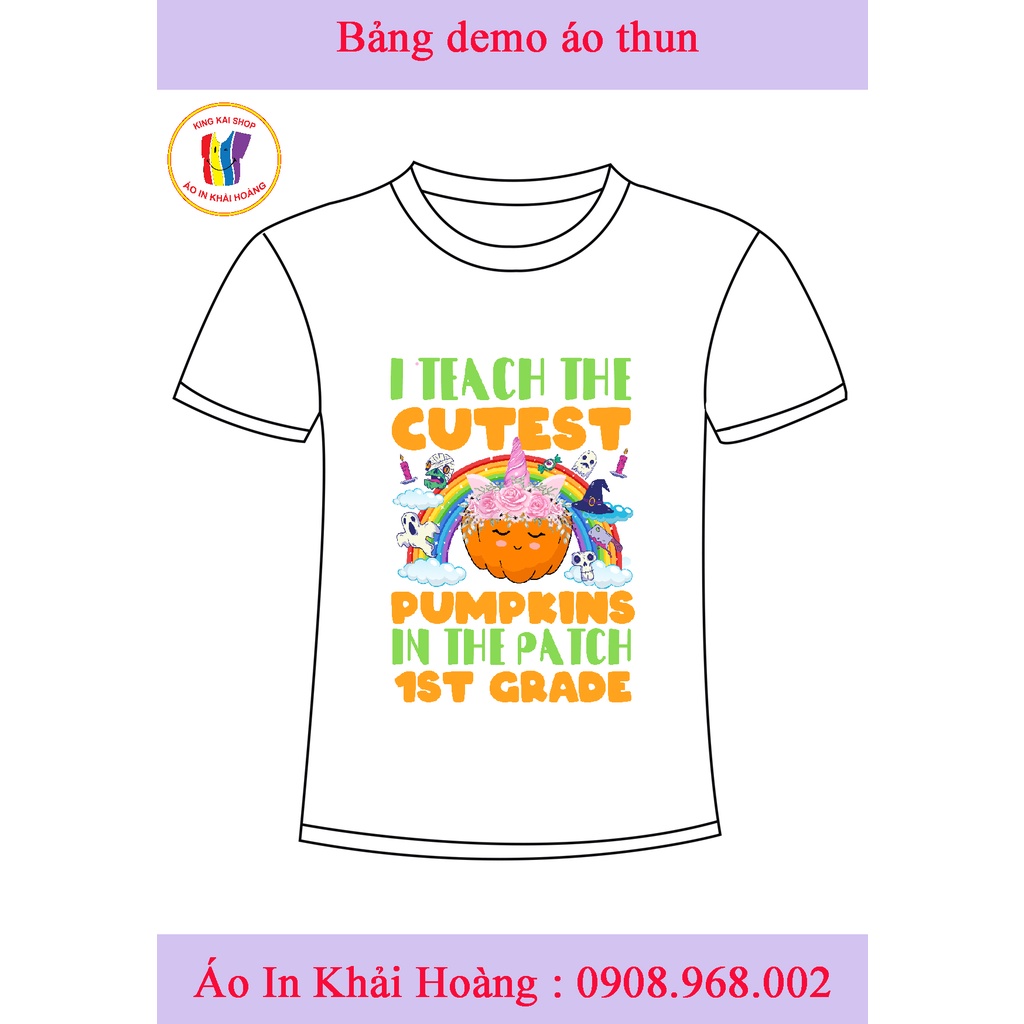 áo thun halloween đường phố chất thun lạnh thoải mái 4 chiều