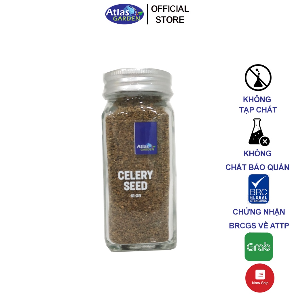 Gia Vị Hạt Cần Tây Celery Seed Atlas Garden 61g