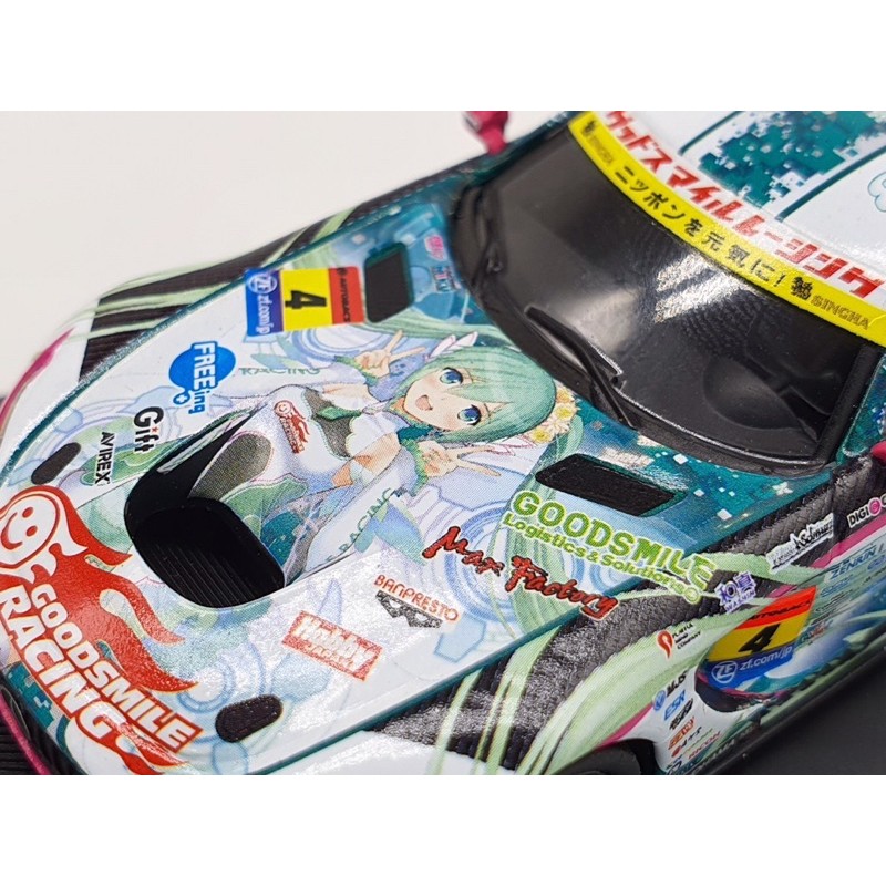 Xe Mô Hình Mercedes-Benz AMG 2017 Supper GT Hatsune Miku 1:64 Goodsmile Racing ( Xanh Lá )