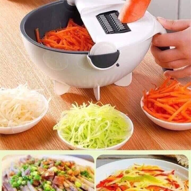 🌿SET NẠO RAU CỦ KÈM RỔ ĐỰNG