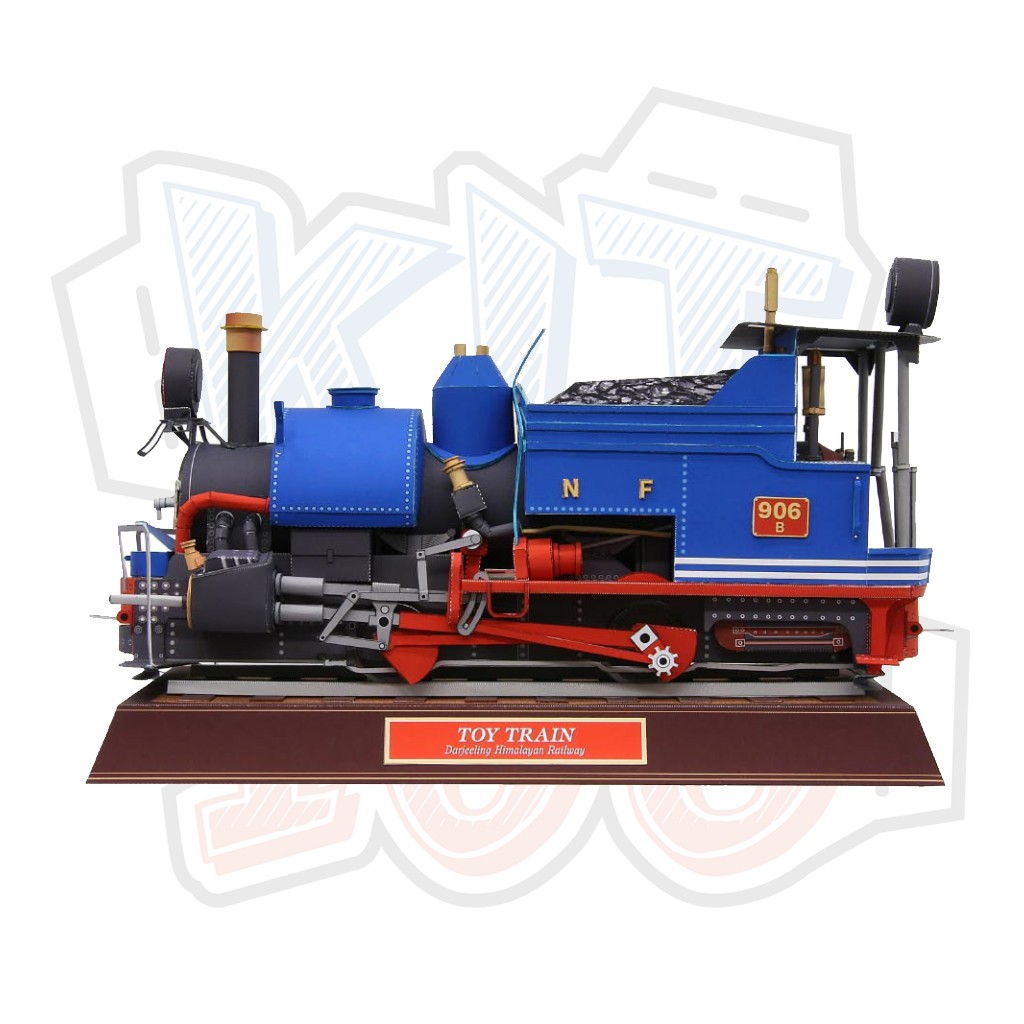 Mô hình giấy đồ chơi tàu hỏa xe lửa Toy Train