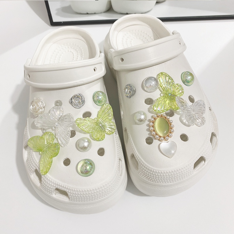 sticker gắn dép cross charm gắn dép crosssticker dép crocs1 Phụ Kiện Khóa Giày Dép crocs diy Tiện Dụng