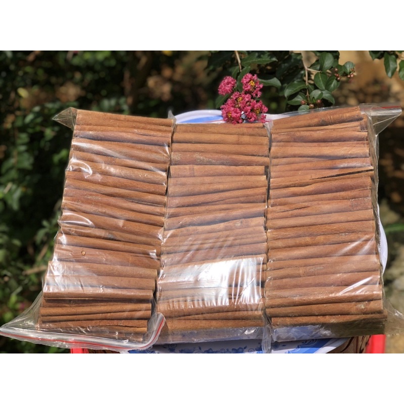 500gr Quế thanh cạo vỏ cắt lát cuộn mỏng 8cm