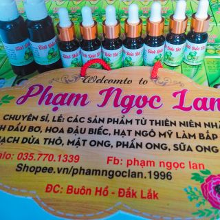 5 lọ Tinh dầu bơ nguyên chất nhà làm lọ 10ml