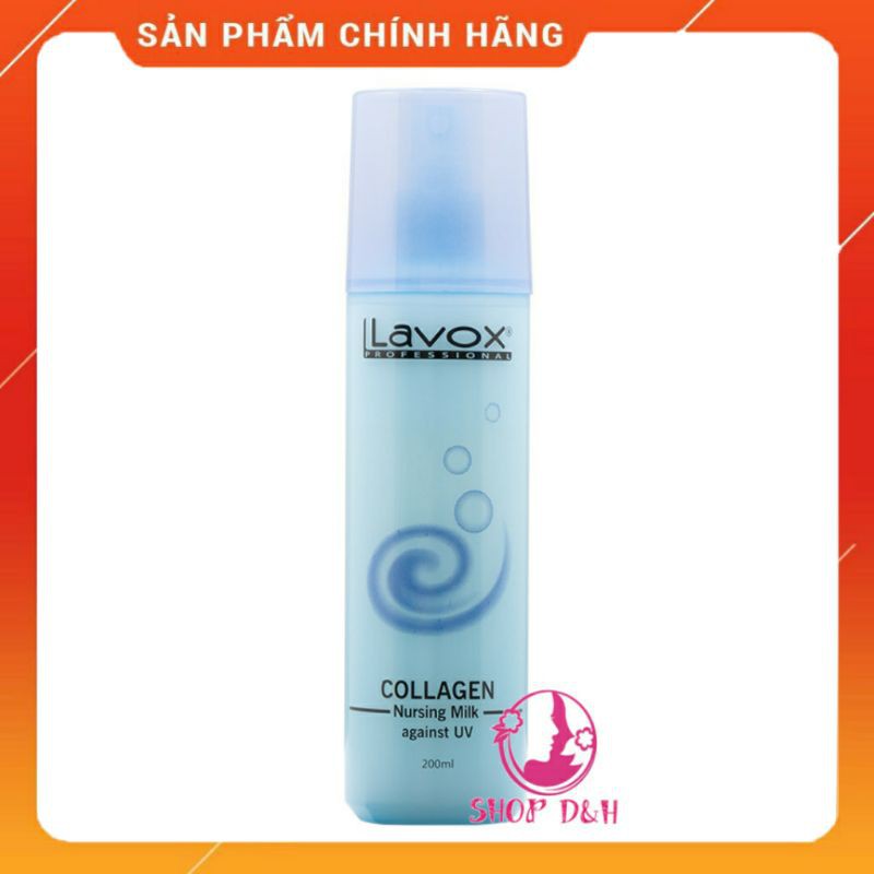 SỮA DƯỠNG COLLAGEN CHỐNG TIA UV SIÊU BẢO VỆ TÓC - LAVOX - 200ML