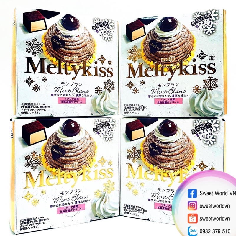 Socola tươi Meltykiss Meiji - Nhật Bản