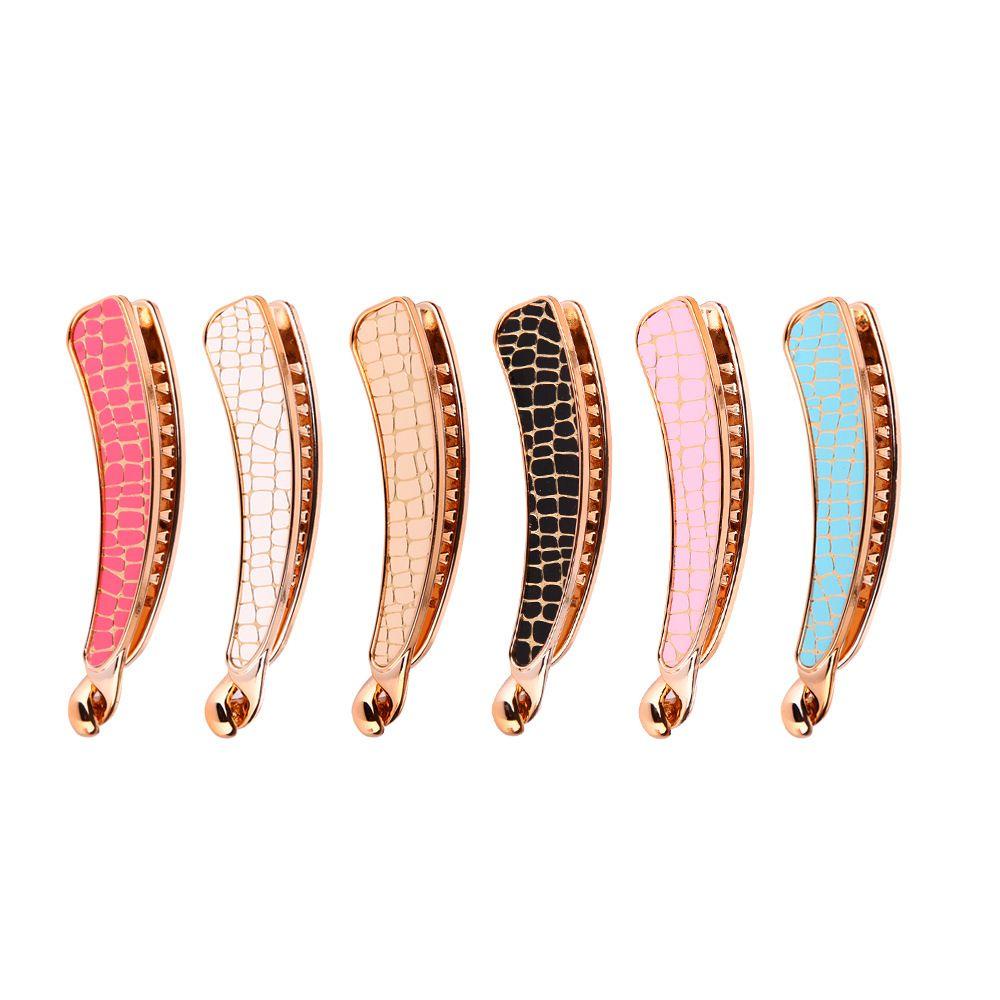 Kẹp Tóc Bằng Acrylic Họa Tiết Da Báo / Chuối Độc Đáo Thời Trang Cho Nữ