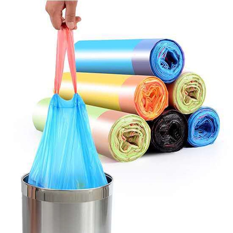 Túi Đựng Rác 2 Cuộn Bằng Nhựa Dày Dặn Có Thể Phân Hủy Sinh Học Màu Sắc Đa Dạng Cho Nhà Bếp Nhà Tắm