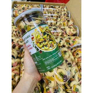 Bánh đồng tiền ngũ cốc mix hạt điều hạnh nhân siêu ngon (450gr)