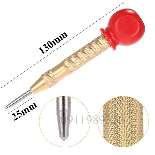 Đục lấy dấu tự động ,Bung tu lấy dấu định vị lỗ khoan có mũ chụp, Đục đánh dấu mũi khoan 130mm
