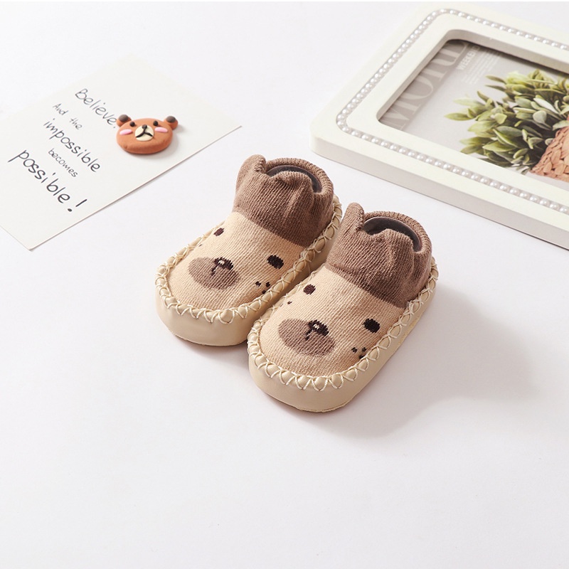 Giày tất tập đi chống trượt cho bé [0-1 tuổi] mẫu mới xinh xắn , giày vải tập đi mềm êm chân cho bé trai, bé gái Poco