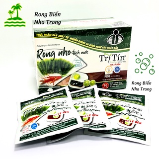 Rong nho tách nước Trí Tín 100g 5 gói (mỗi gói 20g)- Tặng 1 gói nước xốt mè rang - Video ngâm 1 gói