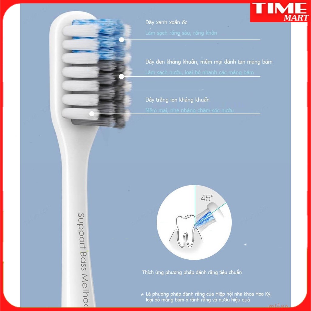 Bàn chải đánh răng DOCTOR.B XIAOMI [TIME_MART siêu thị tiện ích gia đình]