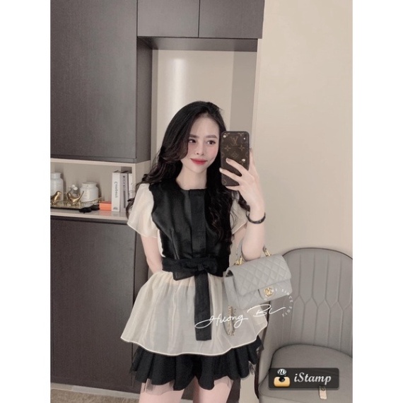 ÁO PEPLUM BABY DOLL TAY BỒNG TIỂU THƯ