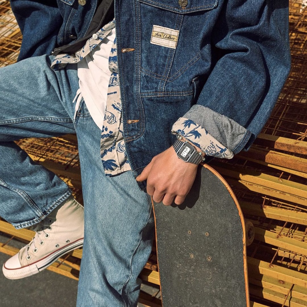 Đồng hồ Unisex chính hãng Casio A700 Siêu Mỏng – Siêu nhẹ – Mặt Kính Khoáng