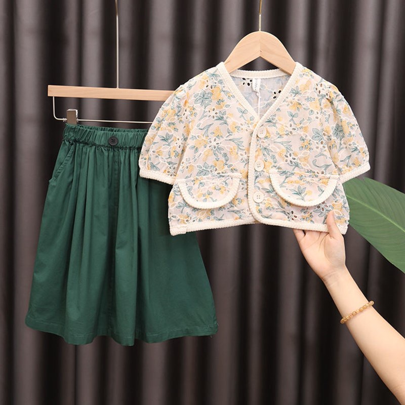 Bộ áo váy Hàn Quốc bé gái dễ thương