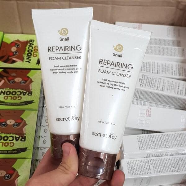 Sữa Rửa Mặt Secret Key Snail Repairing Foam Cleanser 100ml