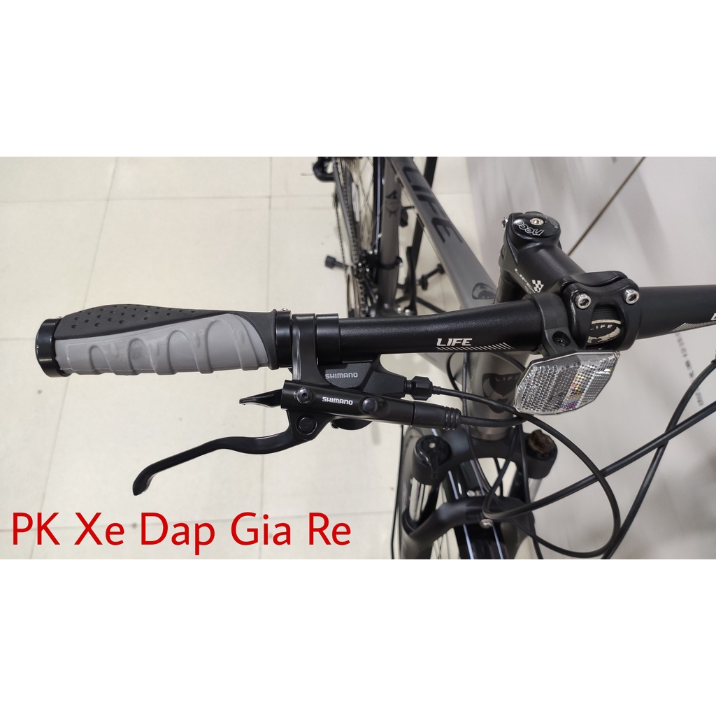 Xe đạp thể thao đường phố Life HBR99 MAX, Khung nhôm 6061 siêu nhẹ, bộ đề Shimano 24 tốc độ, Phanh đĩa dầu Shimano