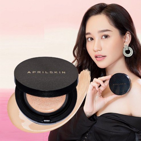 Phấn Nước che phủ tốt Aprilskin Black Magic Snow Cushion