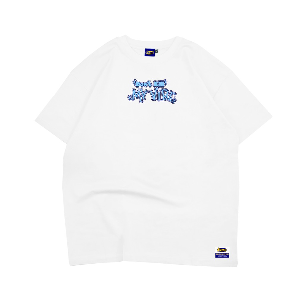 DKMV Áo thun nữ phông rộng in hình màu trắng | Áo thun nữ White Surfing Tee DKMV