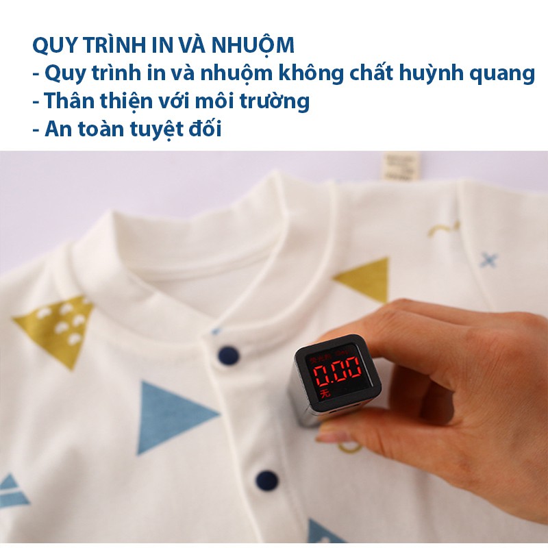 Sleepsuit Áo liền quần Body liền thân cho bé Trai bé Gái Hàng Quảng châu xuất Nhật SLT04