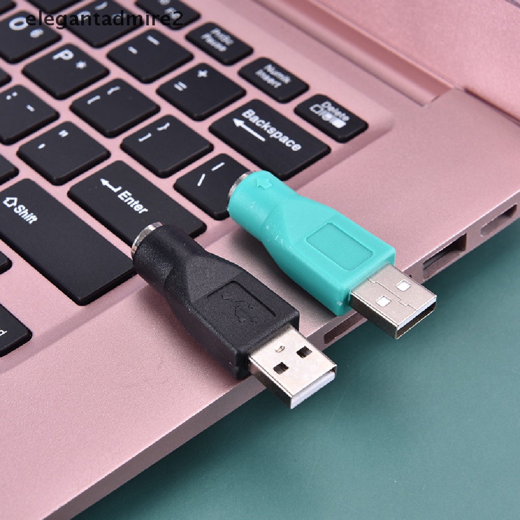 Đầu Nối Chuyển Đổi PS2 PS / 2 Female Sang USB Male Cho PC Laptop