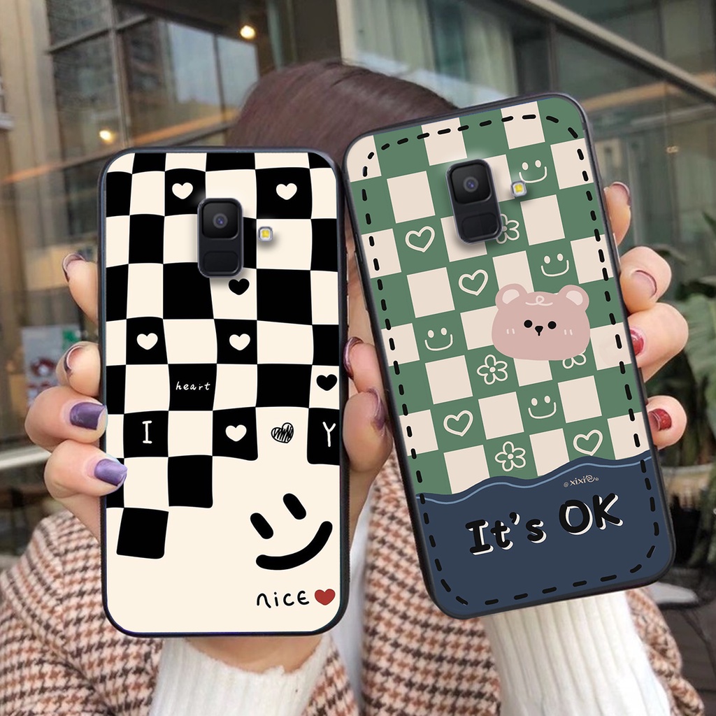 Ốp lưng Samsung A6 - Samsung A6 Plus - Samsung A8 - Samsung A8 Plus gấu bearbrick các mẫu thể thao cá tính,siêu cute