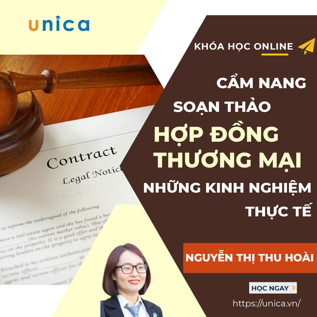 Toàn quốc- [Evoucher] FULL khóa học KINH DOANH - Cẩm nang soạn thảo hợp đồng thương mại, những kinh nghiệm thực tế