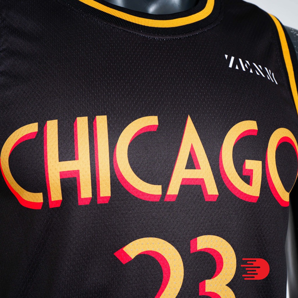 Trang phục thi đấu bóng rổ ACTEE - NBA Chicago BULLS City Edition - Hàng In