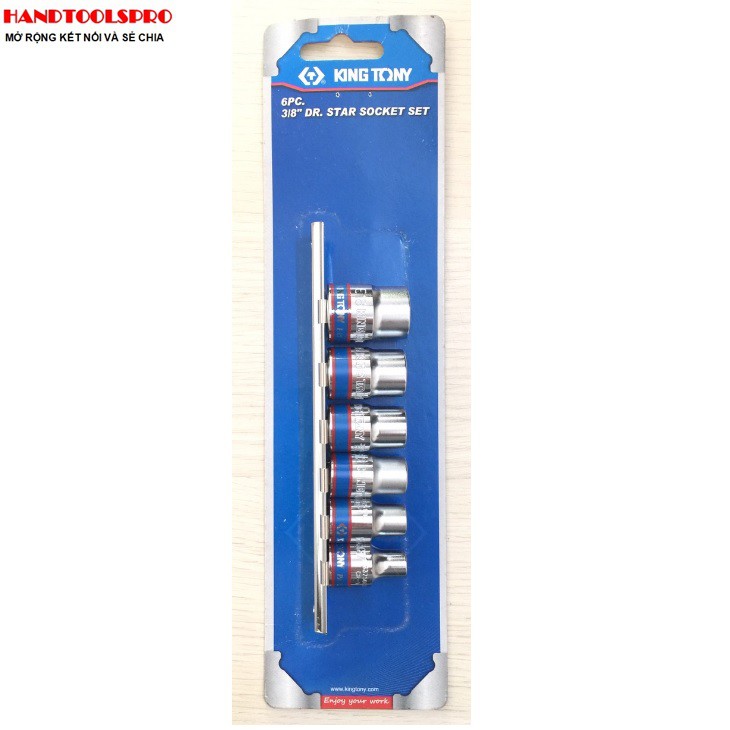 Bộ tuýp sao 3/8 inch 6 chi tiết Kingtony 3106PR